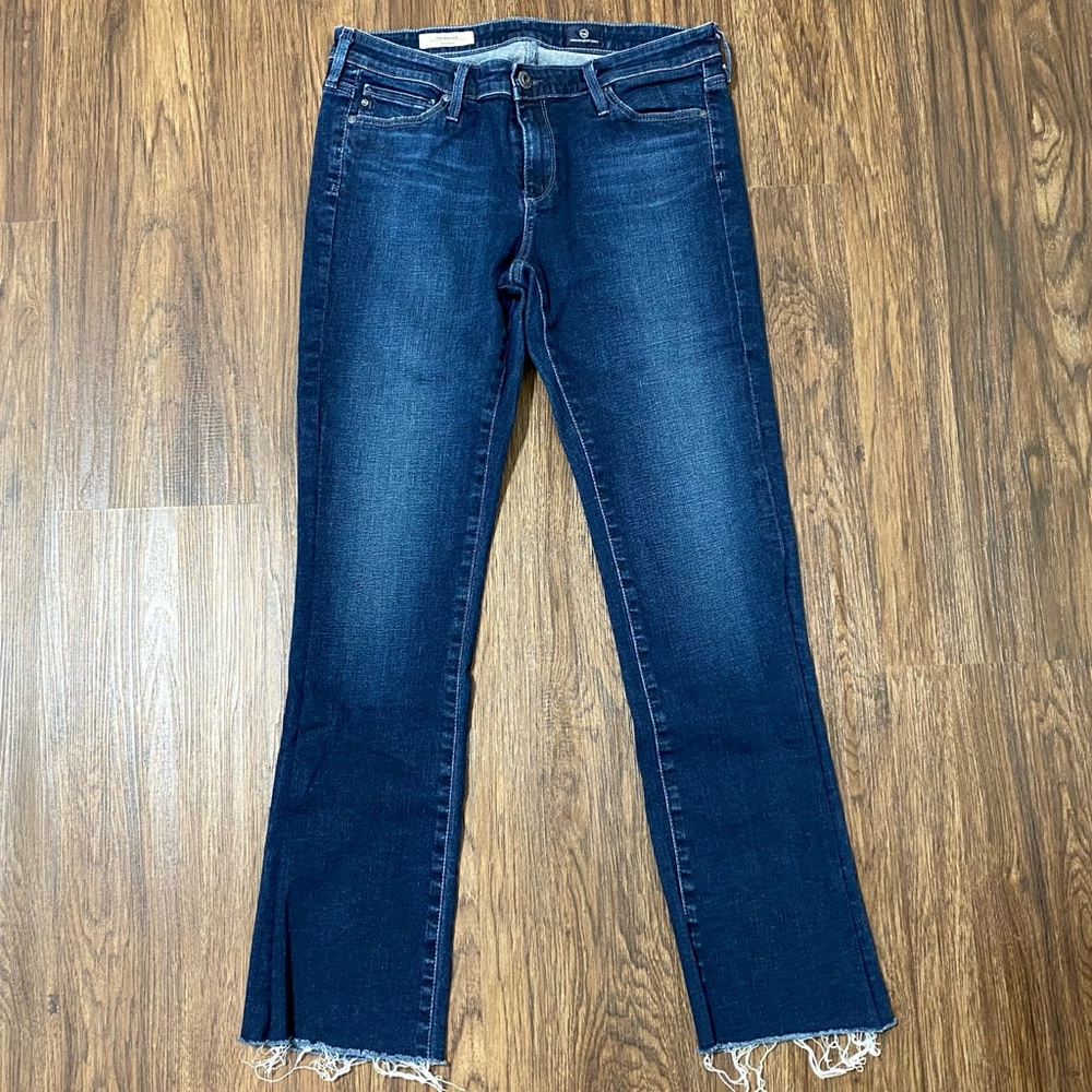 Ag Adriano Goldschmied Dark Blue Boot Cut Jeans